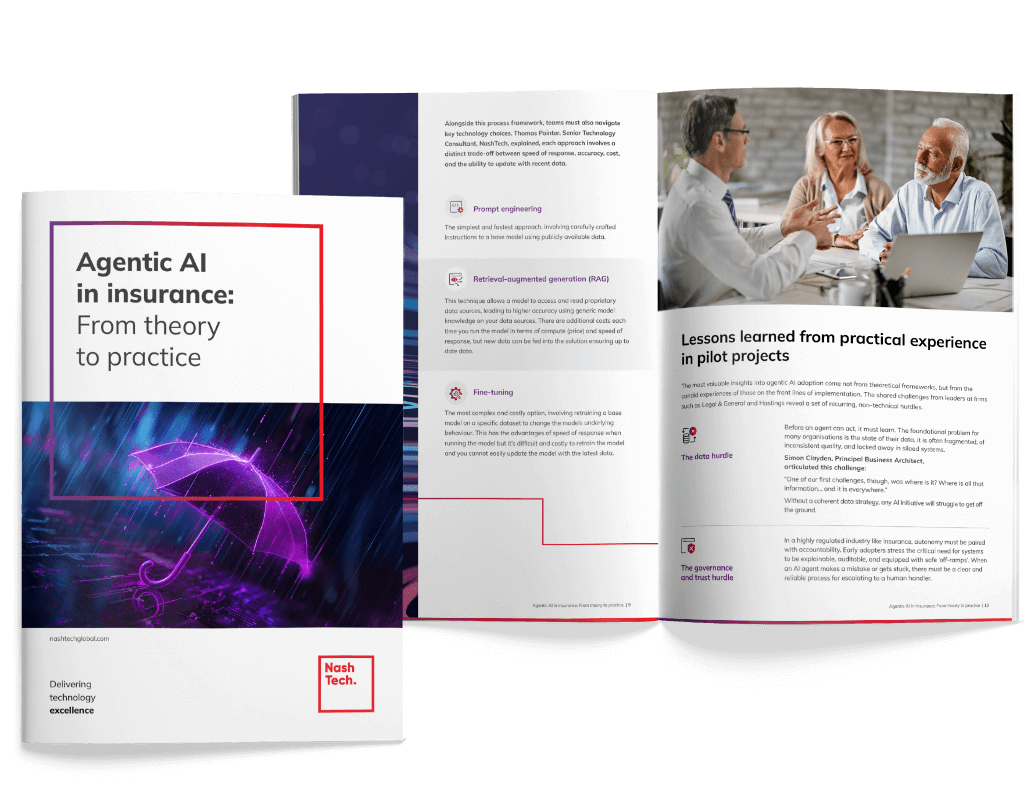 Mockup Insurtech UK and NashTech Agentic AI in insurance 2