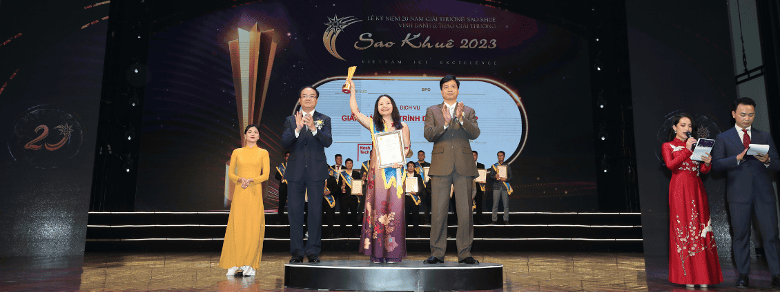 NashTech strengthened the mission of creating the best solutions by receiving Sao Khue Awards for the 15th consecutive year