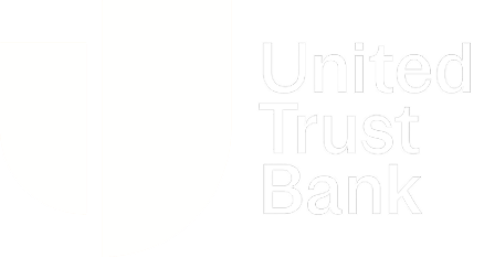 United Trust Bank logo white