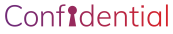 confidential logo positive version